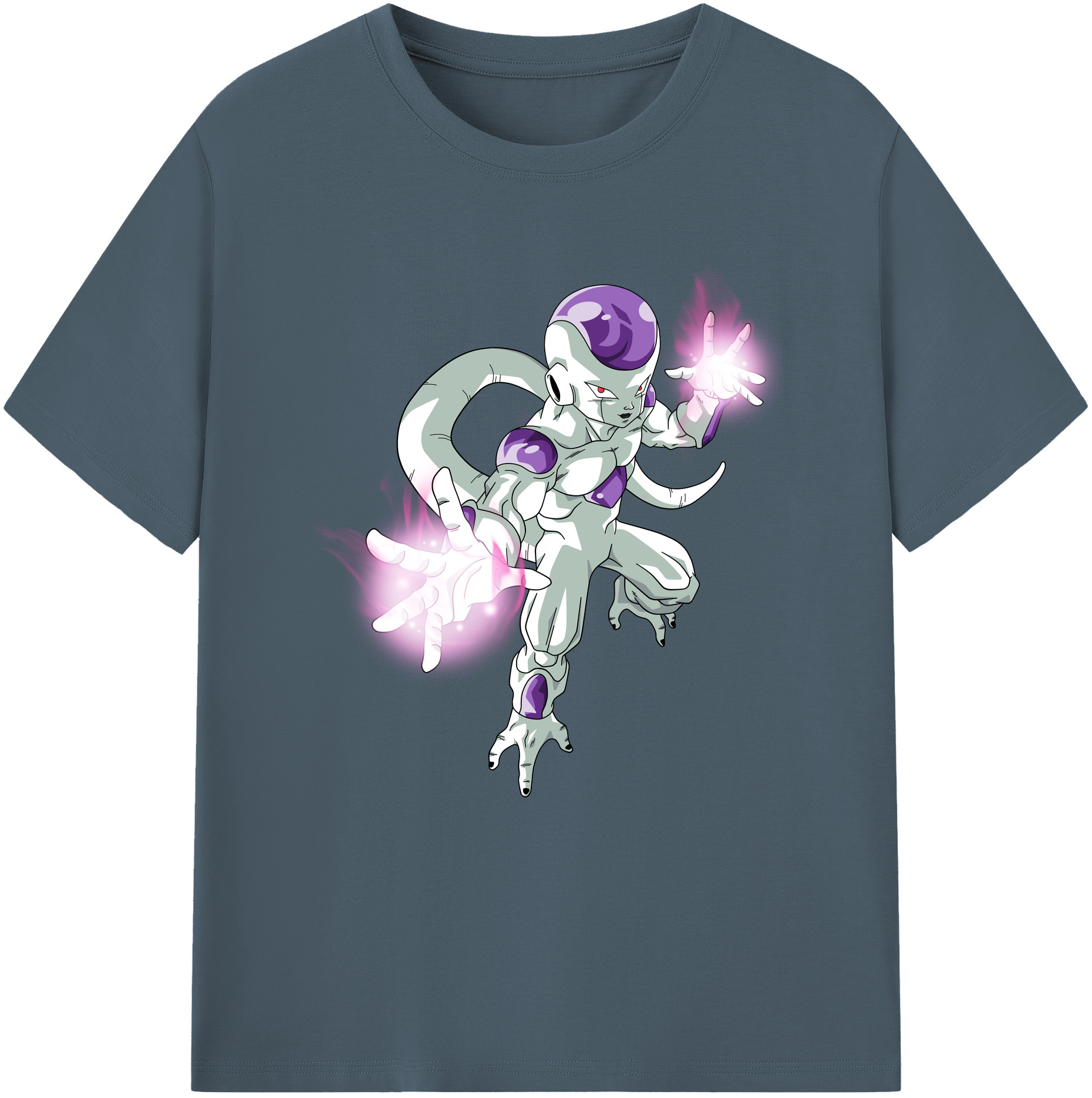 （画像用） ドラゴンボール フリーザ DRAGON BALL Frieza 綿100％半袖Tシャツ（フロントプリント）